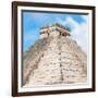 ¡Viva Mexico! Square Collection - Pyramid Chichen Itza-Philippe Hugonnard-Framed Photographic Print