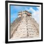 ¡Viva Mexico! Square Collection - Pyramid Chichen Itza-Philippe Hugonnard-Framed Photographic Print