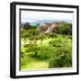 ¡Viva Mexico! Square Collection - Pyramid Maya of Monte Alban IV-Philippe Hugonnard-Framed Premium Photographic Print