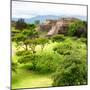 ¡Viva Mexico! Square Collection - Pyramid Maya of Monte Alban IV-Philippe Hugonnard-Mounted Premium Photographic Print