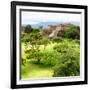 ¡Viva Mexico! Square Collection - Pyramid Maya of Monte Alban IV-Philippe Hugonnard-Framed Photographic Print