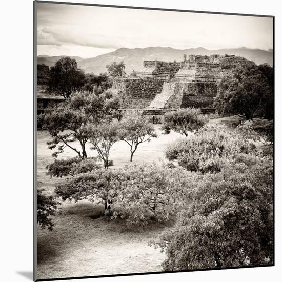 ¡Viva Mexico! Square Collection - Pyramid Maya of Monte Alban V-Philippe Hugonnard-Mounted Photographic Print