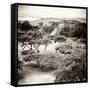 ¡Viva Mexico! Square Collection - Pyramid Maya of Monte Alban V-Philippe Hugonnard-Framed Stretched Canvas