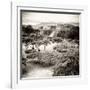 ¡Viva Mexico! Square Collection - Pyramid Maya of Monte Alban V-Philippe Hugonnard-Framed Photographic Print