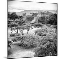 ¡Viva Mexico! Square Collection - Pyramid Maya of Monte Alban VI-Philippe Hugonnard-Mounted Photographic Print