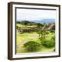 ¡Viva Mexico! Square Collection - Pyramid Maya of Monte Alban VII-Philippe Hugonnard-Framed Photographic Print