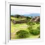 ¡Viva Mexico! Square Collection - Pyramid Maya of Monte Alban VII-Philippe Hugonnard-Framed Photographic Print