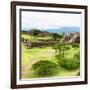 ¡Viva Mexico! Square Collection - Pyramid Maya of Monte Alban VII-Philippe Hugonnard-Framed Photographic Print