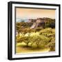 ¡Viva Mexico! Square Collection - Pyramid Maya of Monte Alban with Fall Colors II-Philippe Hugonnard-Framed Photographic Print