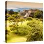 ¡Viva Mexico! Square Collection - Pyramid Maya of Monte Alban with Fall Colors IV-Philippe Hugonnard-Stretched Canvas