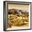 ¡Viva Mexico! Square Collection - Pyramid Maya of Monte Alban with Fall Colors-Philippe Hugonnard-Framed Photographic Print