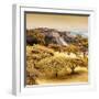 ¡Viva Mexico! Square Collection - Pyramid Maya of Monte Alban with Fall Colors-Philippe Hugonnard-Framed Photographic Print