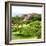 ¡Viva Mexico! Square Collection - Pyramid Maya of Monte Alban-Philippe Hugonnard-Framed Photographic Print