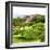 ¡Viva Mexico! Square Collection - Pyramid Maya of Monte Alban-Philippe Hugonnard-Framed Photographic Print