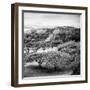 ¡Viva Mexico! Square Collection - Pyramid Maya of Monte Alban-Philippe Hugonnard-Framed Photographic Print