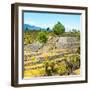 ¡Viva Mexico! Square Collection - Pyramid of Cantona Archaeological Ruins III-Philippe Hugonnard-Framed Photographic Print