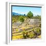 ¡Viva Mexico! Square Collection - Pyramid of Cantona Archaeological Ruins III-Philippe Hugonnard-Framed Photographic Print