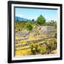 ¡Viva Mexico! Square Collection - Pyramid of Cantona Archaeological Ruins III-Philippe Hugonnard-Framed Photographic Print