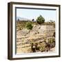 ¡Viva Mexico! Square Collection - Pyramid of Cantona Archaeological Ruins IV-Philippe Hugonnard-Framed Photographic Print