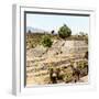 ¡Viva Mexico! Square Collection - Pyramid of Cantona Archaeological Ruins IV-Philippe Hugonnard-Framed Photographic Print