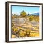 ¡Viva Mexico! Square Collection - Pyramid of Cantona Archaeological Ruins V-Philippe Hugonnard-Framed Photographic Print