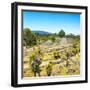 ¡Viva Mexico! Square Collection - Pyramid of Cantona Archaeological Ruins-Philippe Hugonnard-Framed Photographic Print
