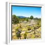 ¡Viva Mexico! Square Collection - Pyramid of Cantona Archaeological Ruins-Philippe Hugonnard-Framed Photographic Print