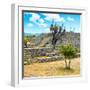 ¡Viva Mexico! Square Collection - Pyramid of Cantona II-Philippe Hugonnard-Framed Photographic Print