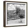 ¡Viva Mexico! Square Collection - Pyramid of Cantona III-Philippe Hugonnard-Framed Photographic Print