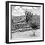 ¡Viva Mexico! Square Collection - Pyramid of Cantona III-Philippe Hugonnard-Framed Photographic Print