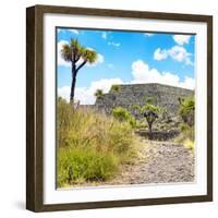 ¡Viva Mexico! Square Collection - Pyramid of Cantona IV-Philippe Hugonnard-Framed Photographic Print