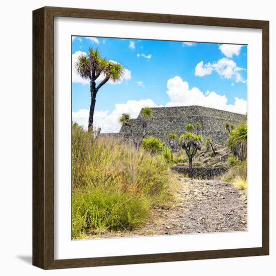 ¡Viva Mexico! Square Collection - Pyramid of Cantona IV-Philippe Hugonnard-Framed Photographic Print