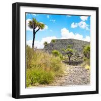 ¡Viva Mexico! Square Collection - Pyramid of Cantona IV-Philippe Hugonnard-Framed Photographic Print