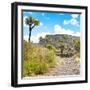 ¡Viva Mexico! Square Collection - Pyramid of Cantona IV-Philippe Hugonnard-Framed Photographic Print