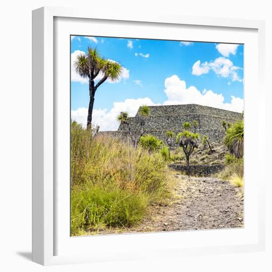 ¡Viva Mexico! Square Collection - Pyramid of Cantona IV-Philippe Hugonnard-Framed Photographic Print