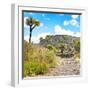 ¡Viva Mexico! Square Collection - Pyramid of Cantona IV-Philippe Hugonnard-Framed Photographic Print