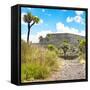 ¡Viva Mexico! Square Collection - Pyramid of Cantona IV-Philippe Hugonnard-Framed Stretched Canvas