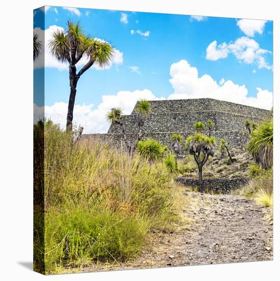 ¡Viva Mexico! Square Collection - Pyramid of Cantona IV-Philippe Hugonnard-Stretched Canvas