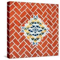¡Viva Mexico! Square Collection - Red Mosaics-Philippe Hugonnard-Stretched Canvas