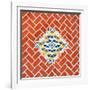 ¡Viva Mexico! Square Collection - Red Mosaics-Philippe Hugonnard-Framed Photographic Print