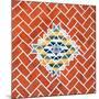 ¡Viva Mexico! Square Collection - Red Mosaics-Philippe Hugonnard-Mounted Photographic Print