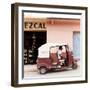 ¡Viva Mexico! Square Collection - Red Tuk Tuk III-Philippe Hugonnard-Framed Photographic Print
