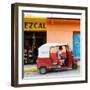 ¡Viva Mexico! Square Collection - Red Tuk Tuk-Philippe Hugonnard-Framed Photographic Print