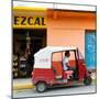 ¡Viva Mexico! Square Collection - Red Tuk Tuk-Philippe Hugonnard-Mounted Photographic Print