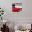 ¡Viva Mexico! Square Collection - Red VW Beetle Car & Peace Symbol-Philippe Hugonnard-Photographic Print displayed on a wall