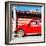 ¡Viva Mexico! Square Collection - Red VW Beetle Car-Philippe Hugonnard-Framed Photographic Print
