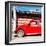¡Viva Mexico! Square Collection - Red VW Beetle Car-Philippe Hugonnard-Framed Photographic Print