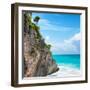 ?Viva Mexico! Square Collection - Rock in the Caribbean II-Philippe Hugonnard-Framed Photographic Print
