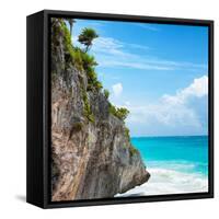 ?Viva Mexico! Square Collection - Rock in the Caribbean II-Philippe Hugonnard-Framed Stretched Canvas