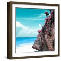 ¡Viva Mexico! Square Collection - Rock in the Caribbean-Philippe Hugonnard-Framed Photographic Print